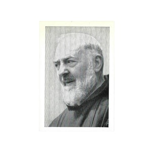 St. Padre Pio - Vintage Photo - Saint Father Pio Picture