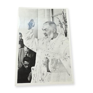 聖ピオ神父 - ヴィンテージ写真 - 聖ピオ神父の写真