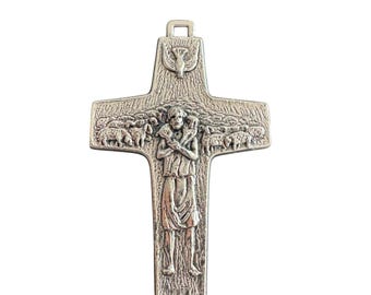 3&quot; Pectoral Cross replica of Pope Francis Vedele Crucifix Blessed By Pope