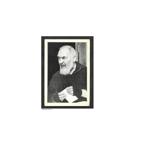 St. Padre Pio - Vintage Photo - Saint Father Pio Picture