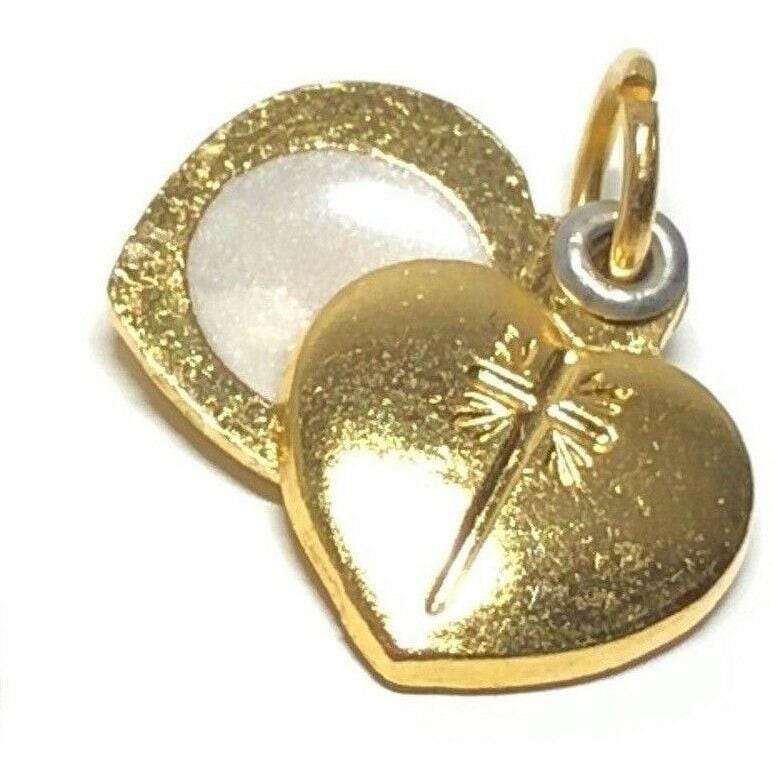 Agnus Dei Sacramental Gold Tone Medal Pendant Charm Medalla - Blessed By Pope