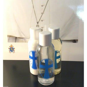 Blessed Exorcised Holy Water Oil & Salt - Christian Sacramentals