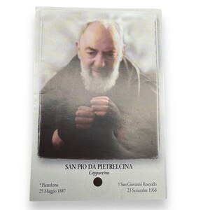 Padre Pio Holy Card - St. Pio vintage Prayer Card
