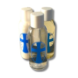 Exorcised Holy Water Oil & Salt SET - Blessed by Pope Leo XIV