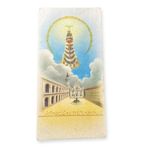 Small Prayer Card to the Virgin of Loreto