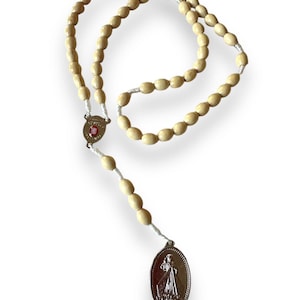 Chaplet with St. Faustina relic medal - Divine Mercy Rosary