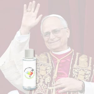 Jubilee 2025 Holy Water Bottle – Blessed by Pope Francis and Pope Leo XIV