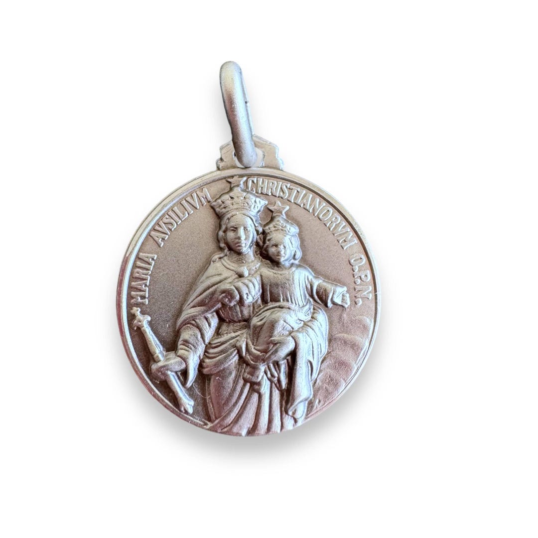 Sterling Silver Our Lady Of Mount Carmel Medal