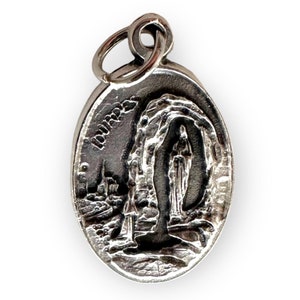 Sacred Relic Medal of Lourdes: Touched by Healing Spring Water