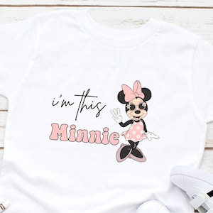 I’m This Minnie 3rd Birthday T-Shirt,3rd Birthday Gift, Funny Minnie Shirt,Birthday Shirt, Minnie Shirt, Disneyworld Shirt,Kids Birthday Tee