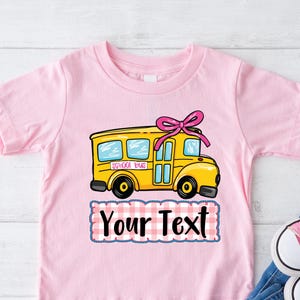 Customized Back to School Shirt, Personalized School Shirt, Kindergarten Shirt, First Day of School Shirt, Preschool Shirt