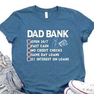 Camicia per la festa del papà, Camicia per la banca del papà, Camicia divertente per il papà, Camicia per il papà, Regalo per papà, Camicia per papà, Regalo per la festa del papà, Camicia divertente per il papà