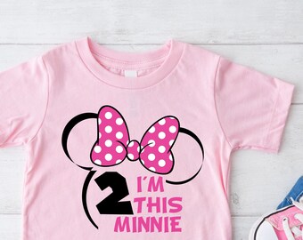 I'm This Minnie 2nd Birthday Shirt, Disney Tee