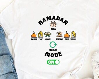 Ramadan Mode On T-Shirt, Eid Mubarak Gift