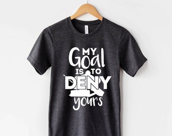 Hockey-T-shirt keepers, grappig hockeycadeau