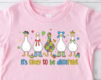 It’s Okay to Be Different Shirt, Autism Awareness T-Shirt