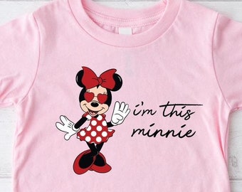 4. Geburtstag Minnie Maus Shirt, Disney World Tee, Kinder Geburtstagsgeschenk