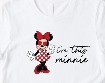 I’m This Minnie 2nd Birthday T-Shirt,2nd Birthday Gift, Funny Minnie Shirt,Birthday Shirt, Minnie Shirt, Disneyworld Shirt,Kids Birthday Tee