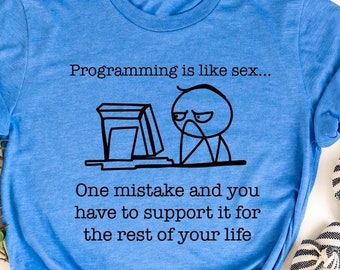 Funny Coding T-Shirt, Programmer Gift, Computer Geek Shirt
