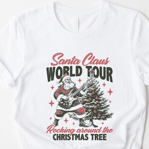 Funny Christmas Shirt, Santa Claus World Tour Shirt, Christmas Shirt, Santa Claus Shirt, Christmas Tee, Funny Christmas Gift, Joy Shirt