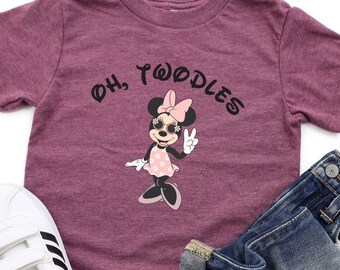 Oh, Twodles Minnie Mouse 2nd Birthday Shirt, Disneyworld Tee