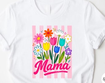 Mama Floral T-Shirt, Mother's Day Gift