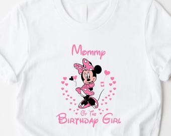 Geburtstagskind Minnie Maus Shirt, Disney Familie Tee