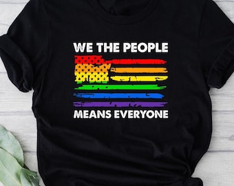 We The People Pride T-Shirt, Equality LGBTQ Tee