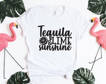 Tequila Lime Sunshine T-Shirt, Cinco de Mayo Party