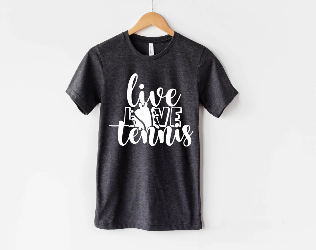 Live Love Tennis Tshirt Tennis Mom Tennis Dad Tennis Gift Etsy