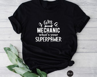 Camiseta de superpoderes mecánicos, regalo para manitas