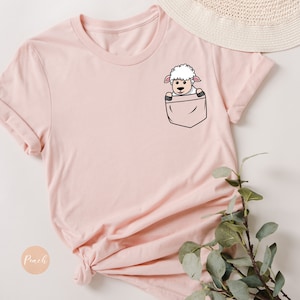 Sheep Pocket Shirt, Sheep Shirt, Sheep T-shirt, Sheep , Sheep Women, Sheep Life, Sheep Gifts for Women, Sheep Shirt