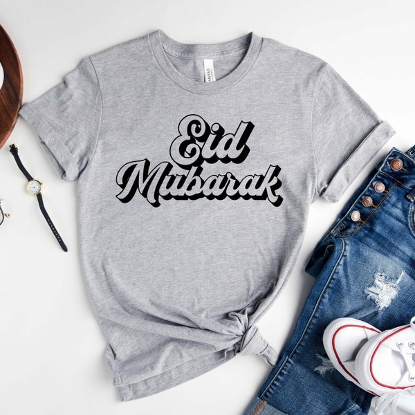 Eid Mubarak T-Shirt, Happy Eid Mubarak Shirt, Ramadan Shirt, Muslim Shirt, Islamic Shirt, Ramadan Mubarak Shirt, Ramadan Gift, Eid Shirt