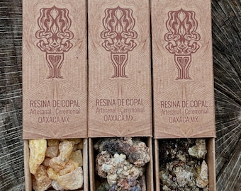 White/Black/Red/Gold COPAL from Oaxaca