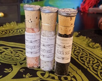Himalayan Salt, Black Salt, Sacred Salt, Ritual Salts, Salt Collection, Magick