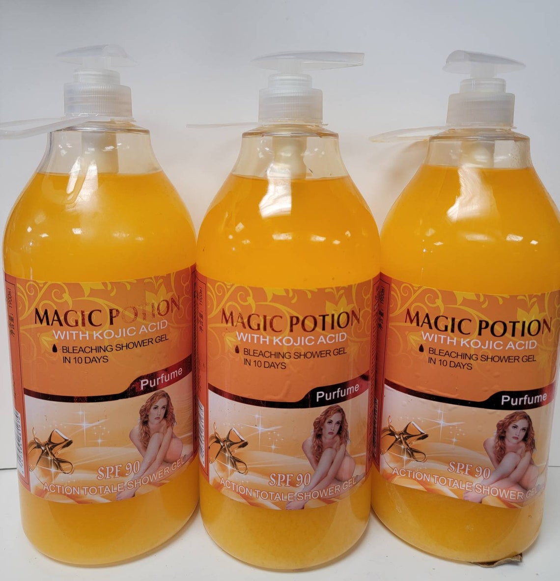 Magic potion with kojic acid whitening shower gel 1900ml Etsy