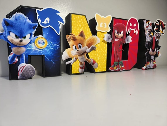 Sonic the Hedgehog Birthday Party Tableware Banner Decoration
