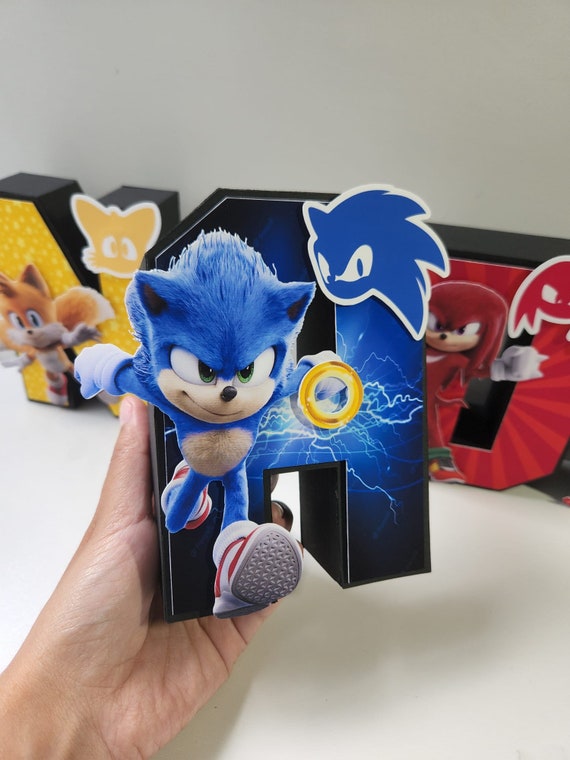 Sonic birthday, Sonic, Action figures