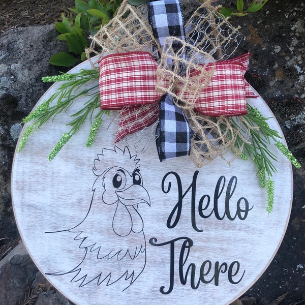 Rooster Door Hanger Etsy