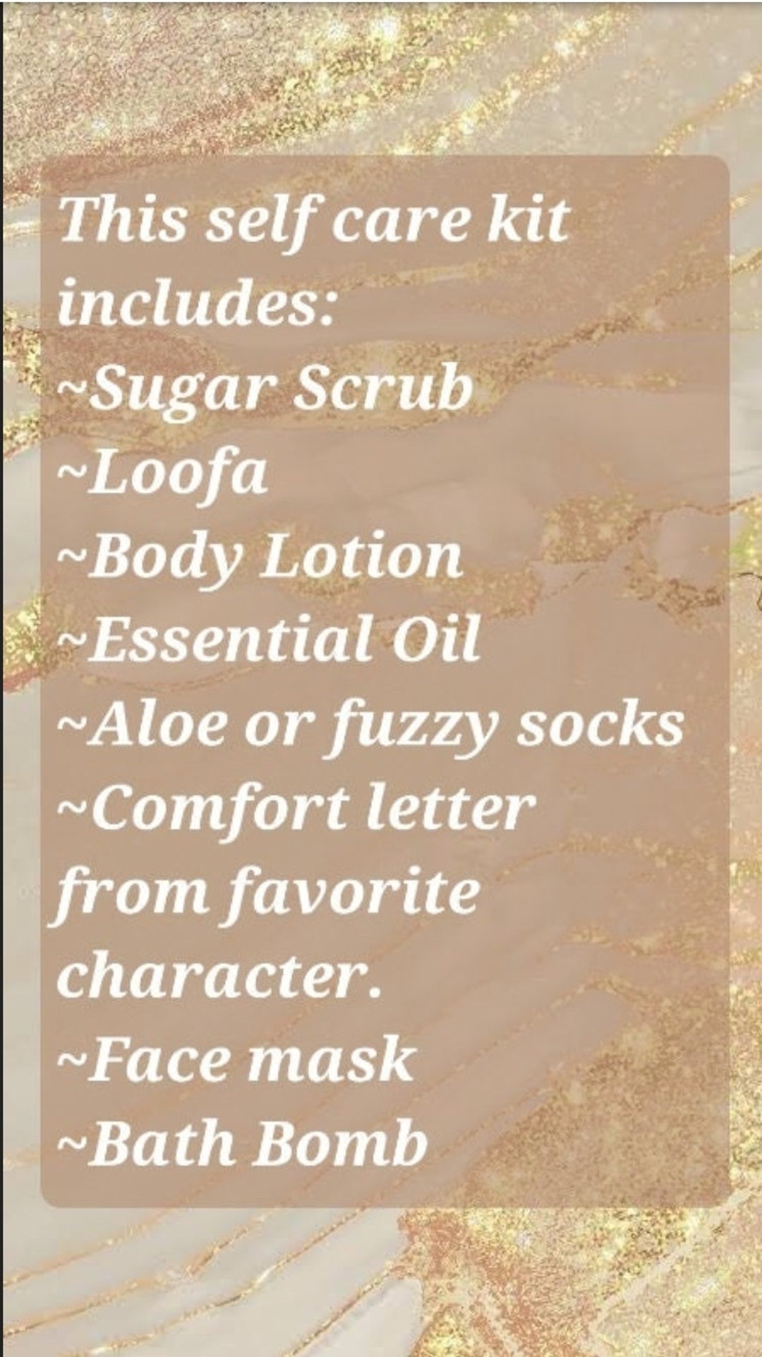 Mha SELF Care Kit Etsy