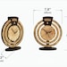 Handcrafted Wooden Desk Clocks With Natural and Rustic Designs to ...