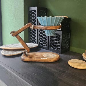 Hand made coffee stand Pour over ceramic coffee, coffee accessories, Coffee Dripper, Gift for coffee lovers, Coffee filter, v60 dripper,