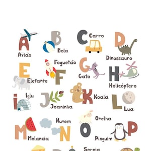 Alfabeto Ilustrado em Português (Portugal)
