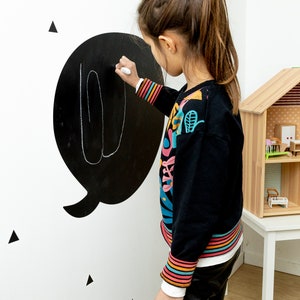 chalkboard chat stickers decal vinyl backboard chat Adhesive label chalkboard wall sticker blackboard wall decals kids wall decor