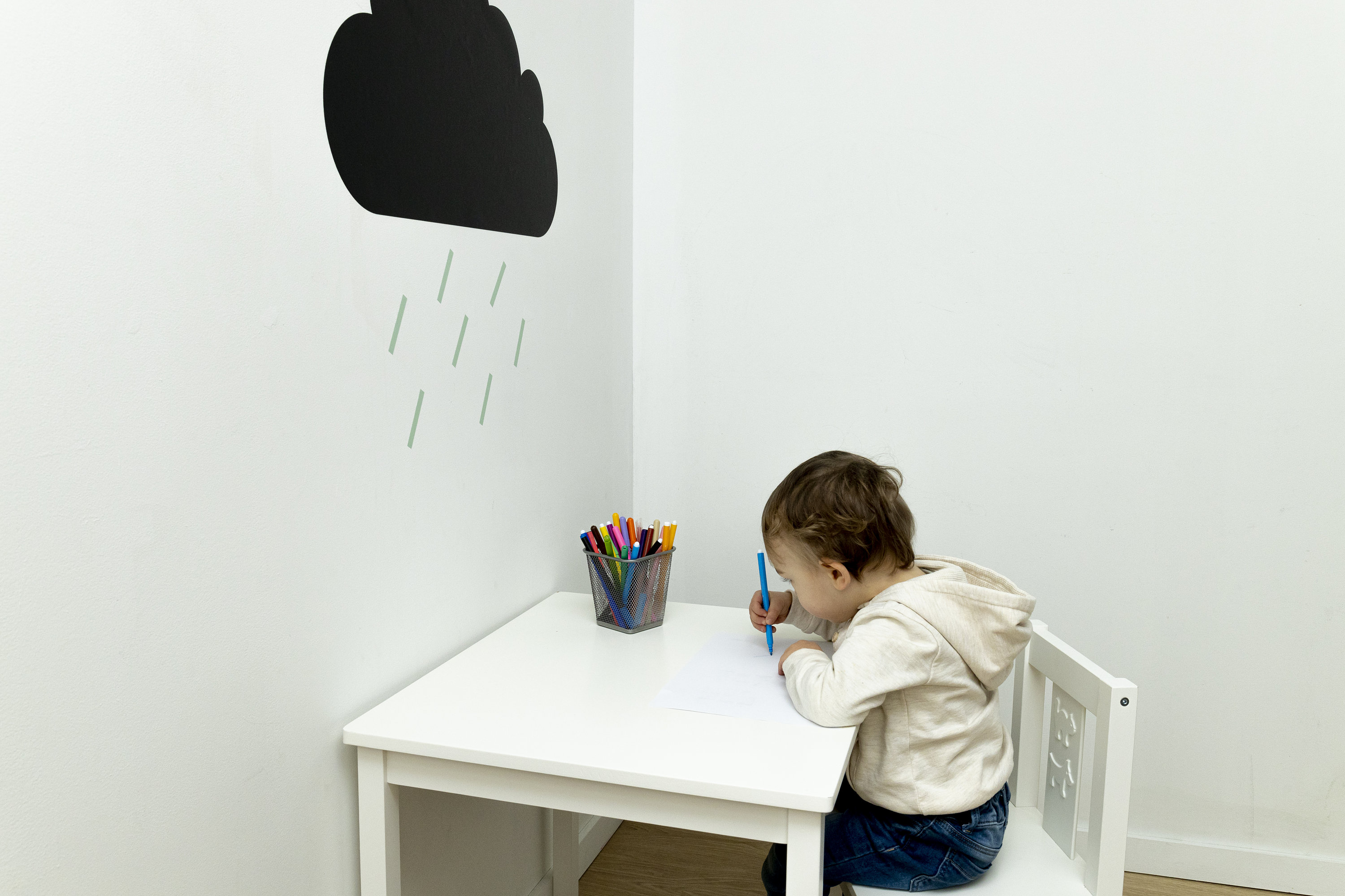 Chalkboard Cloud Sticker Decal Vinyl Backboard Cloud Adhesive Label ...