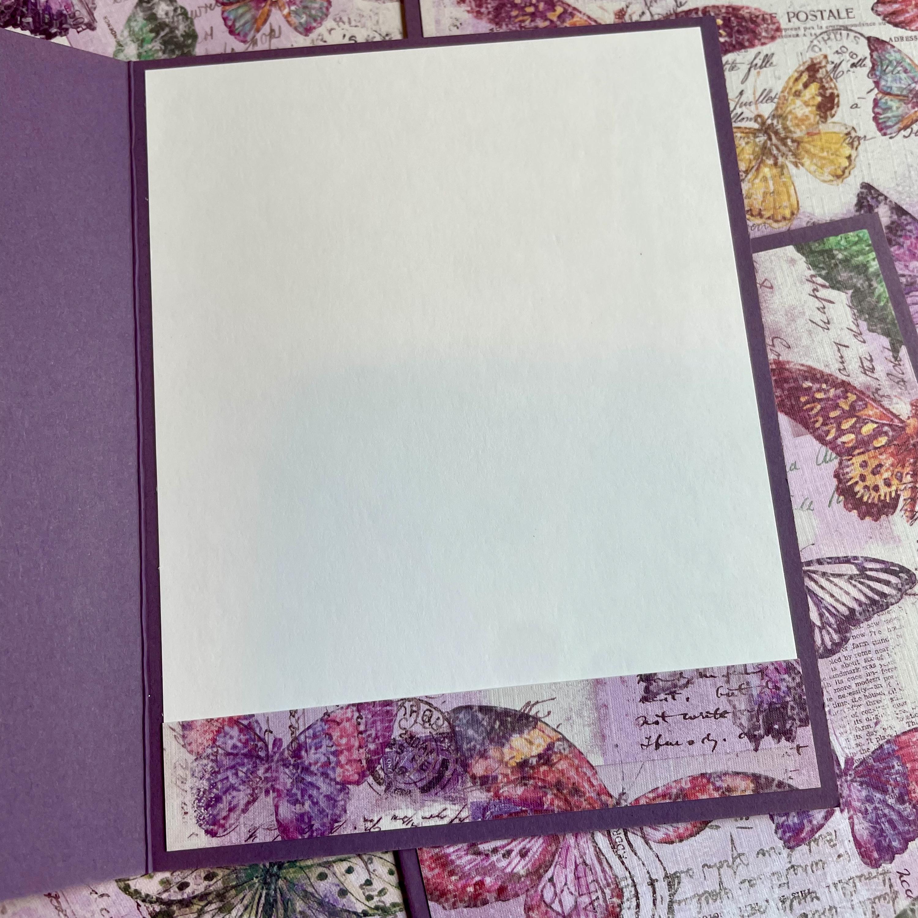 Handcrafted Butterfly A2 Note Cards With Envelopes (set of 6) - Etsy