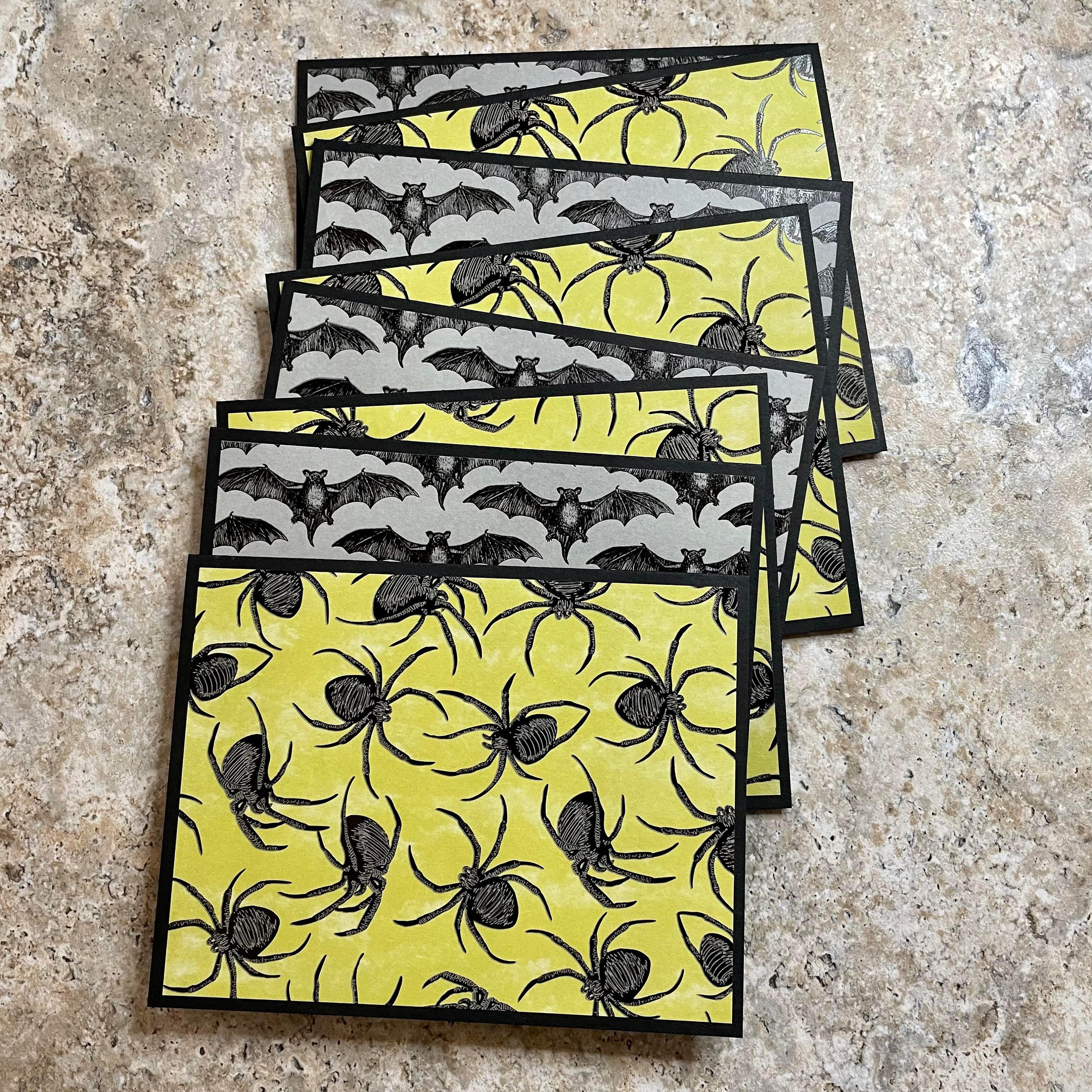 Floral Mini Note Cards, Bulk Mini Note Cards, Assorted Floral Mini