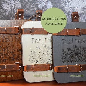 Handcrafted Trail Flower Press - Perfect Gift for Nature Enthusiasts- Custom Engraving Option