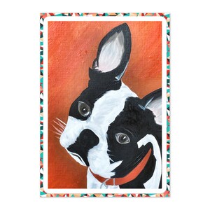 Boston Terrier Dog Sticker sheet, Birthday sticker, Birthday gift, Dog Lover Sticker, Cute Pop Art Sticker, Scrapbooking Sticker, kid gift