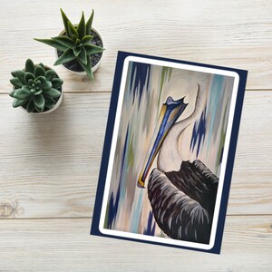 Adesivo pellicano blu del sud, adesivo per laptop, regalo ragazza del sud, ragazza della Louisiana, regalo amico, regalo di compleanno, arte originale della Louisiana